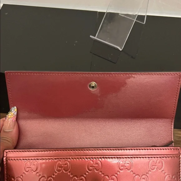 GUCCI Guccissima Interlocking G Lovely Heart Long Wallet 251861 - Picture 3 of 9